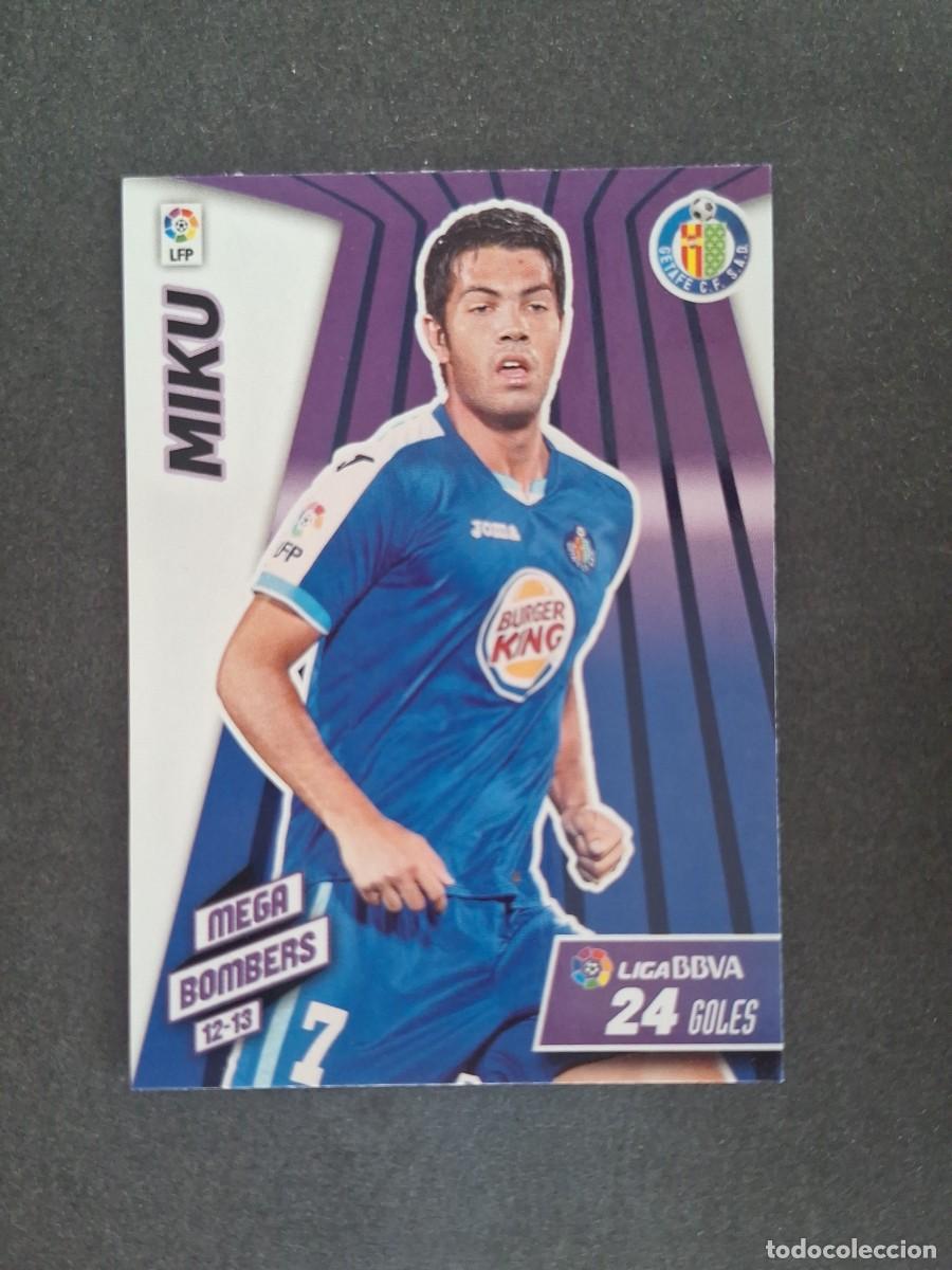 Cromos de f&uacute;tbol: L2 MIKU GETAFE C. F. MEGA BOMBERS 415 PANINI MEGACRACKS 2012 2013 12 13