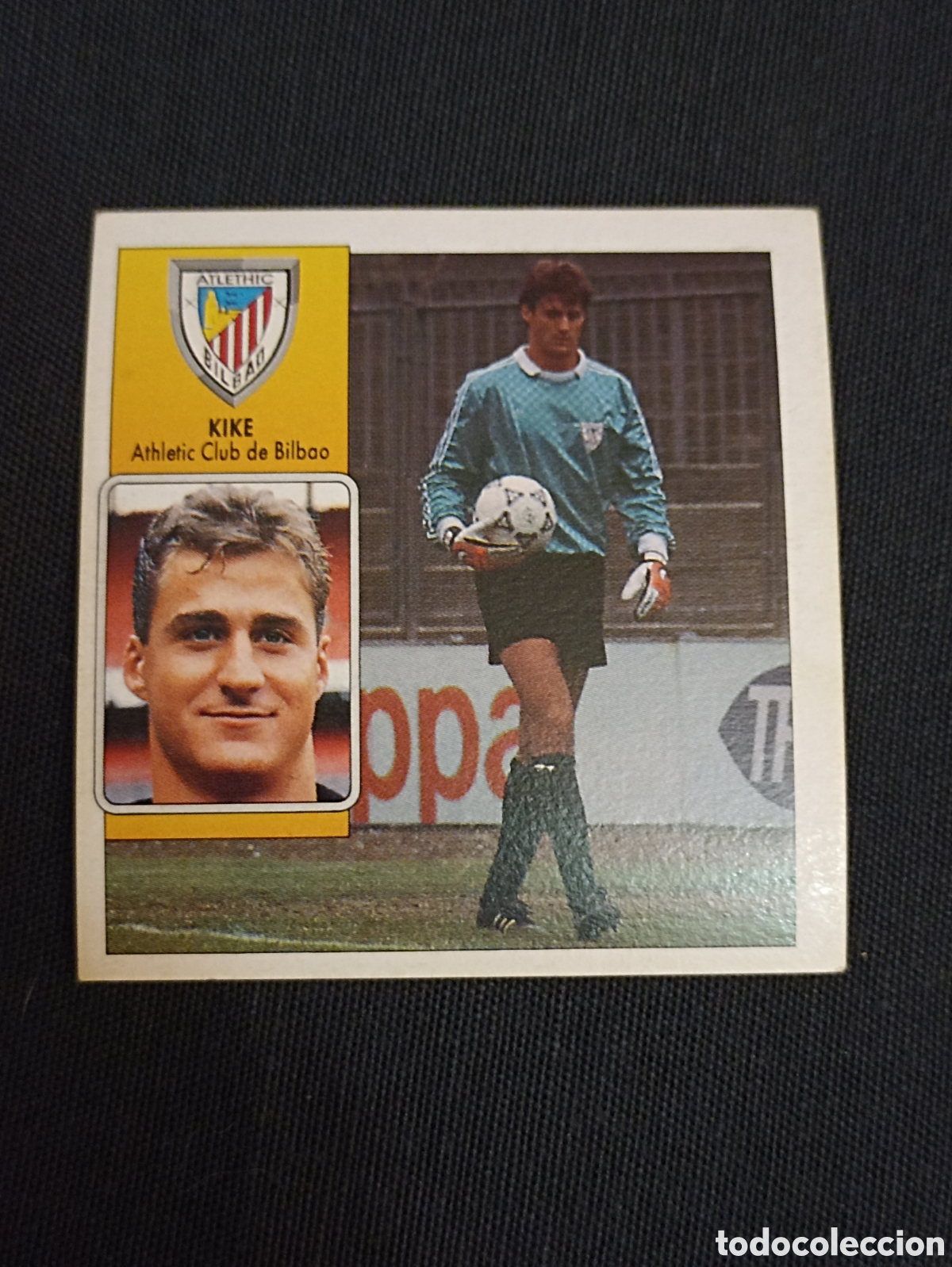 Cromos de f&uacute;tbol: Kike ( Athletic club de Bilbao ). Liga este 92-93 Nunca pegado