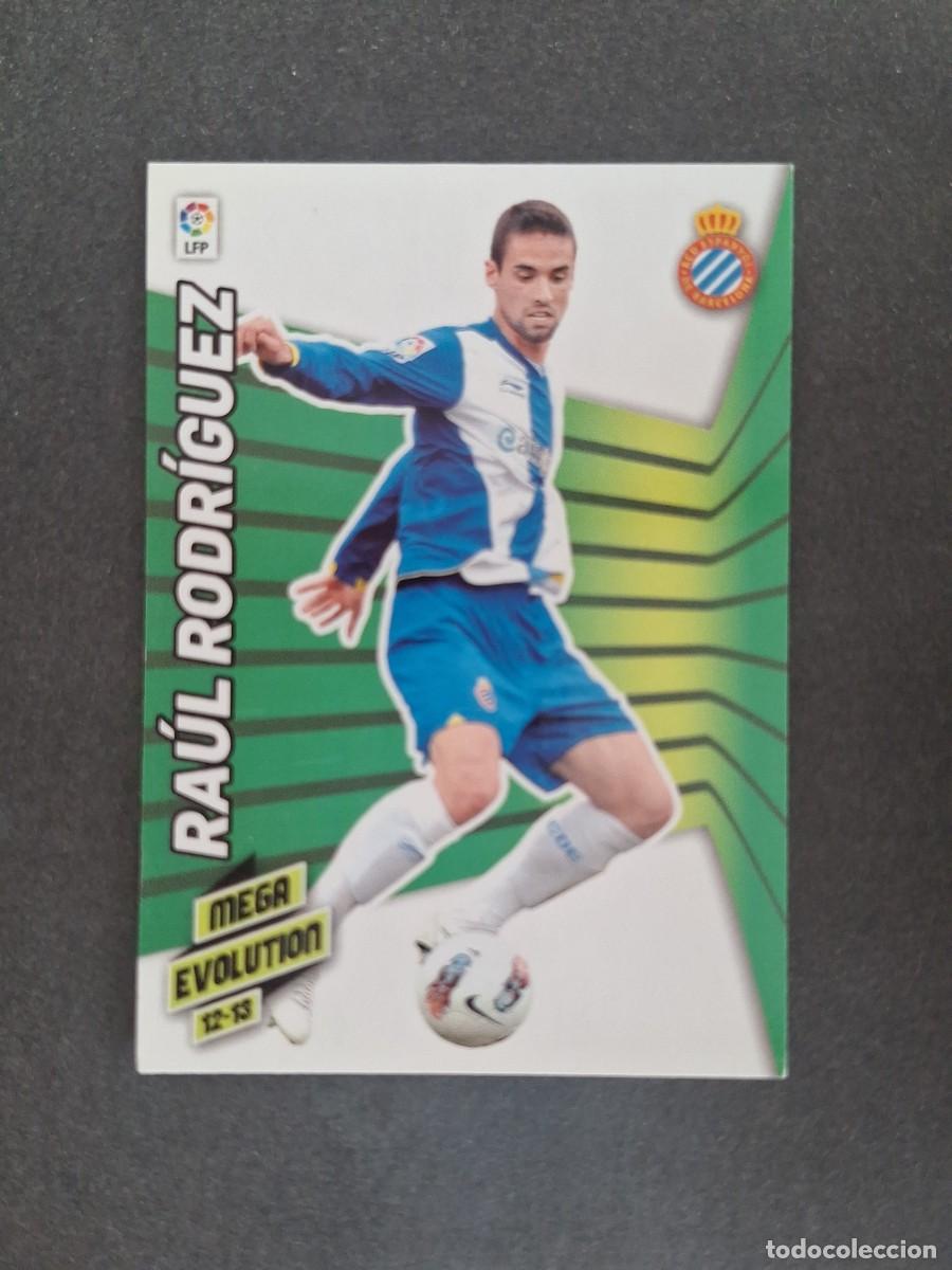 Cromos de f&uacute;tbol: L2 RAUL RODRIGUEZ R. C. D. ESPA&Ntilde;OL MEGA EVOLUTION 404 PANINI MEGACRACKS 2012 2013 12 13