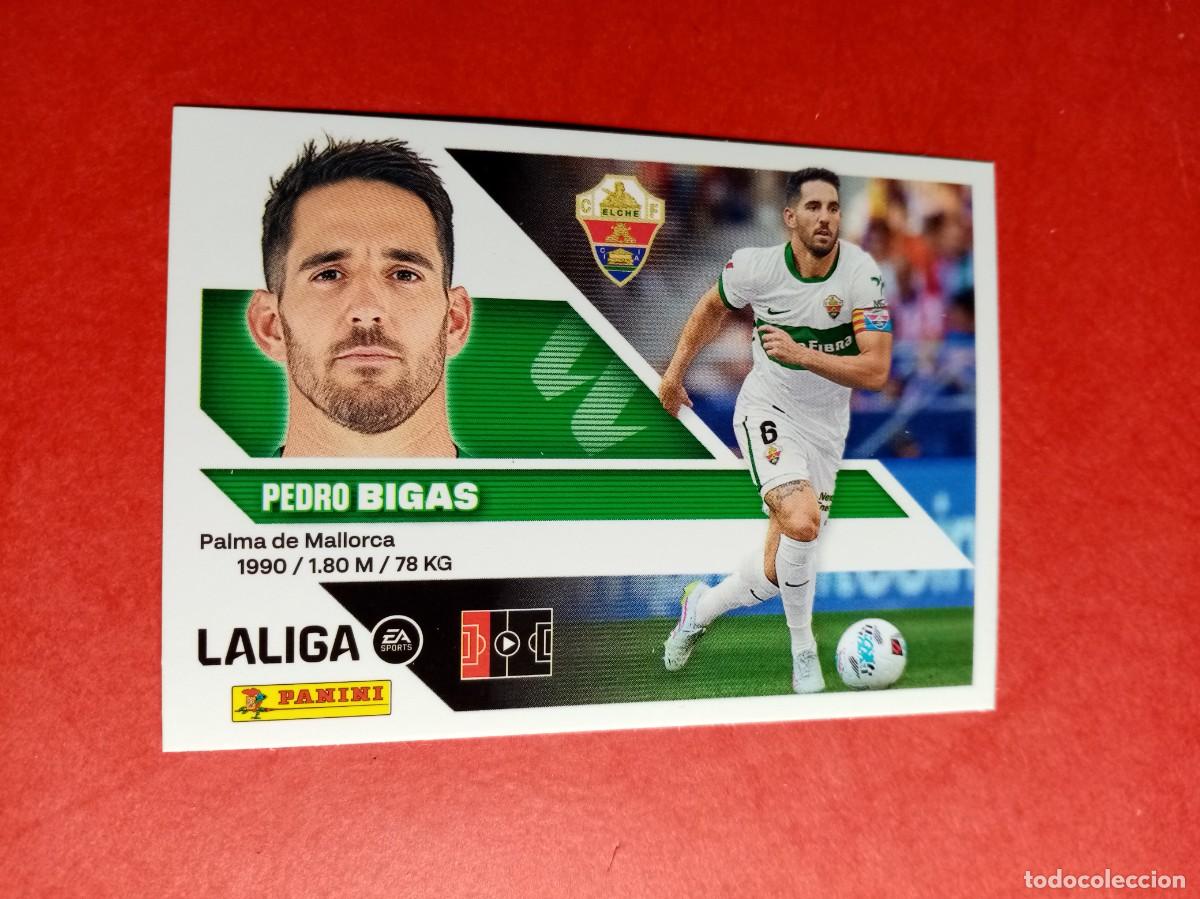 Cromos de f&uacute;tbol: N&ordm; 7 PEDRO BIGAS, ELCHE CF, LIGA ESTE 2026 2027 26 27 PANINI