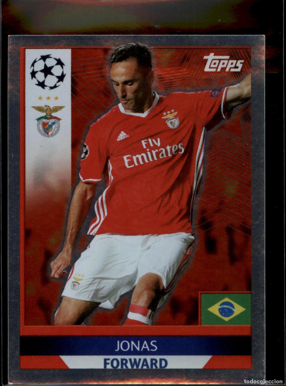 Cromos de f&uacute;tbol: Jonas N&ordm; BEN 3 Benfica Champions League Sticker 2016 2017 Topps 16 17