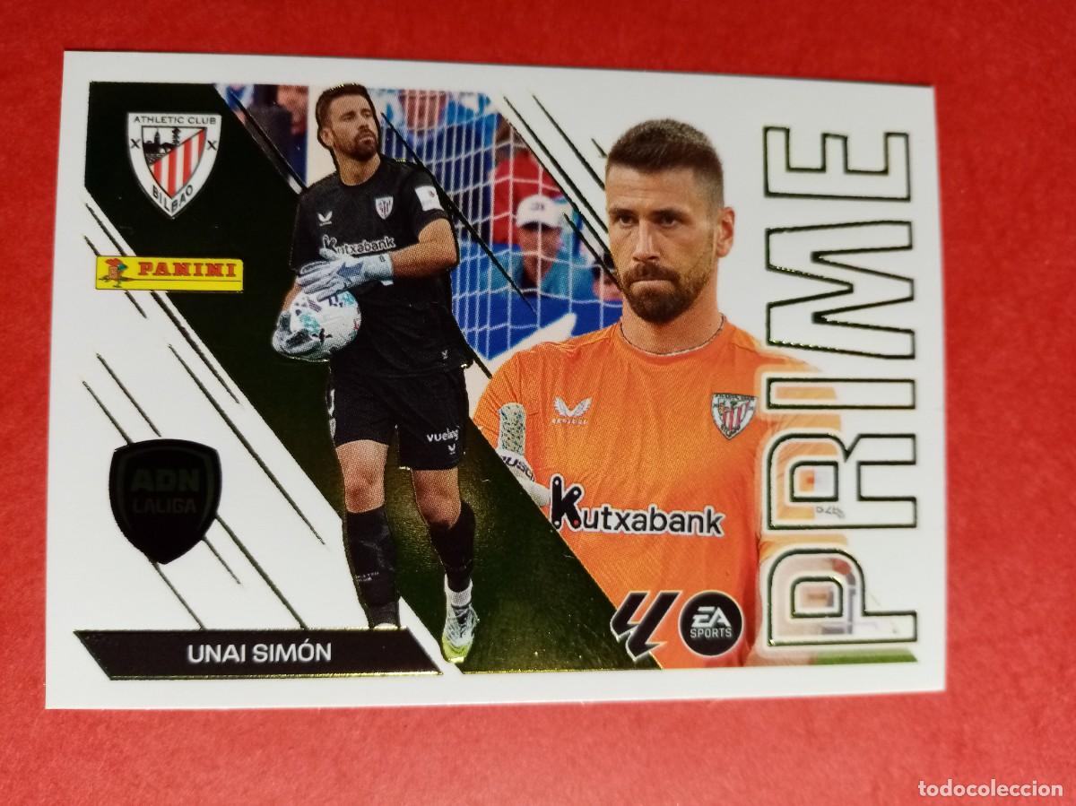 Cromos de f&uacute;tbol: N&ordm; 14 UNAI SIMON, ATHLETIC CLUB, ADN PRIME, LIGA ESTE 2026 2027 26 27 PANINI