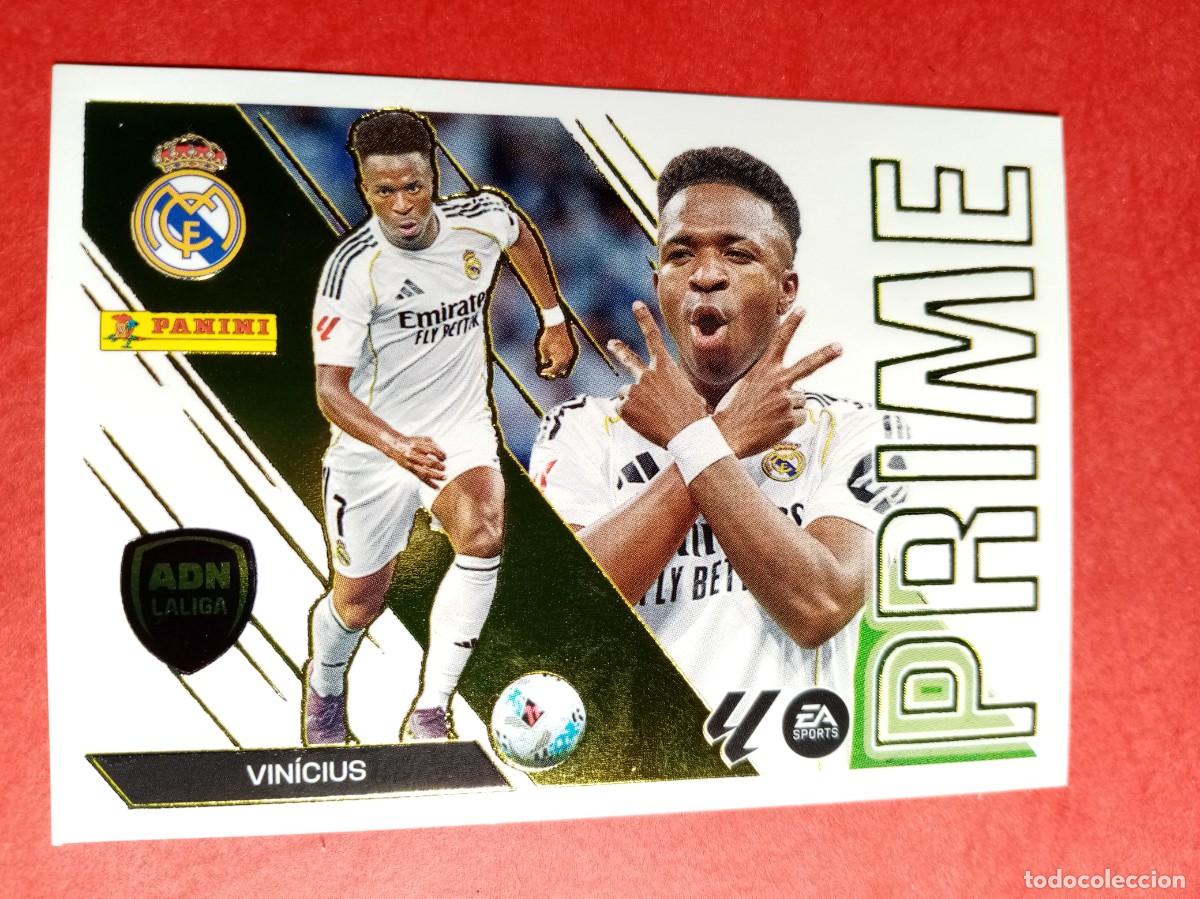 Cromos de f&uacute;tbol: N&ordm; 15 VINICIUS, REAL MADRID, ADN PRIME, LIGA ESTE 2026 2027 26 27 PANINI