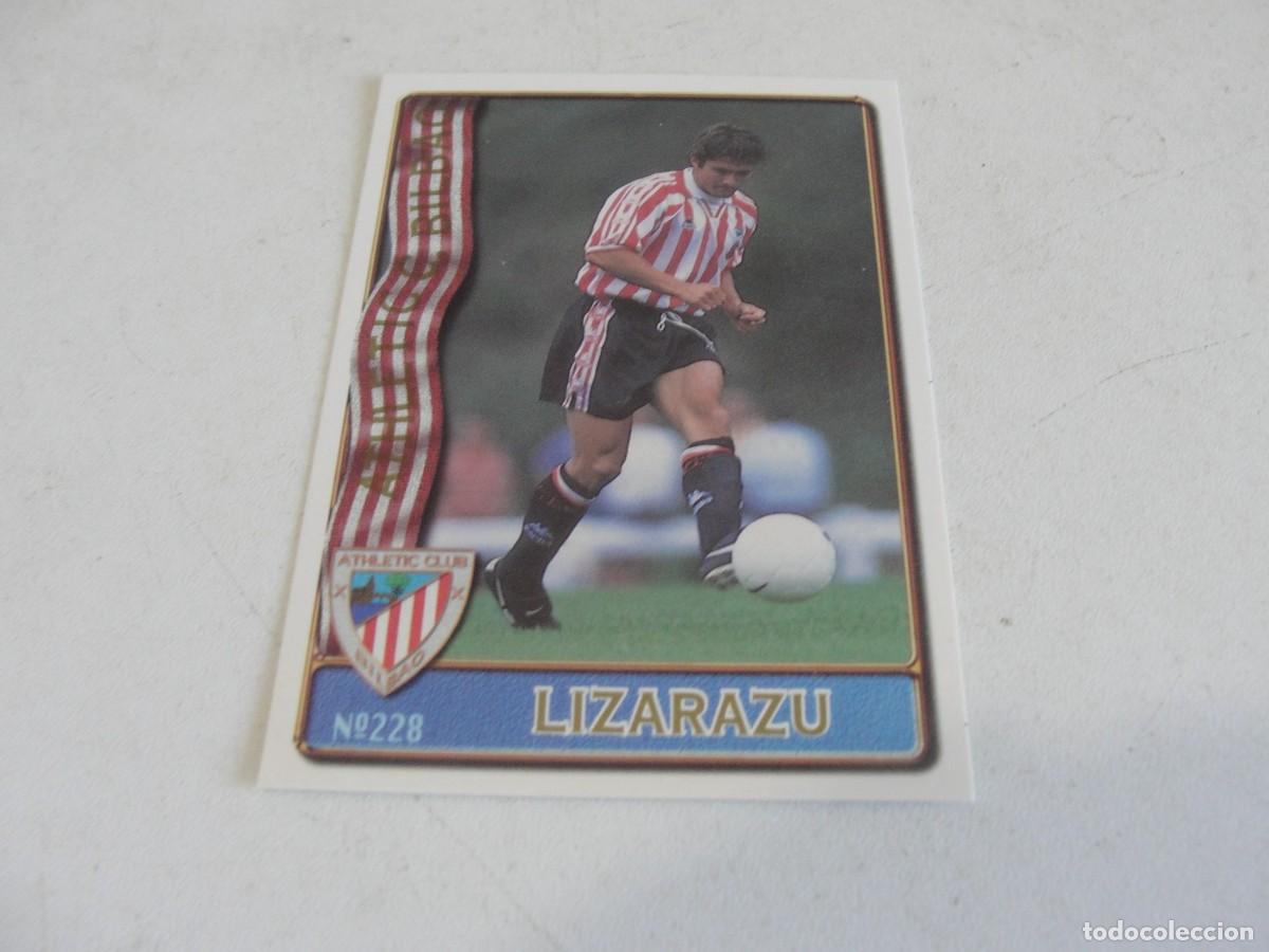 Cromos de f&uacute;tbol: FICHAS LIGA MUNDICROMO 96 97 / 228 LIZARAZU - ATHLETIC CLUB - BAJA - COMO NUEVO