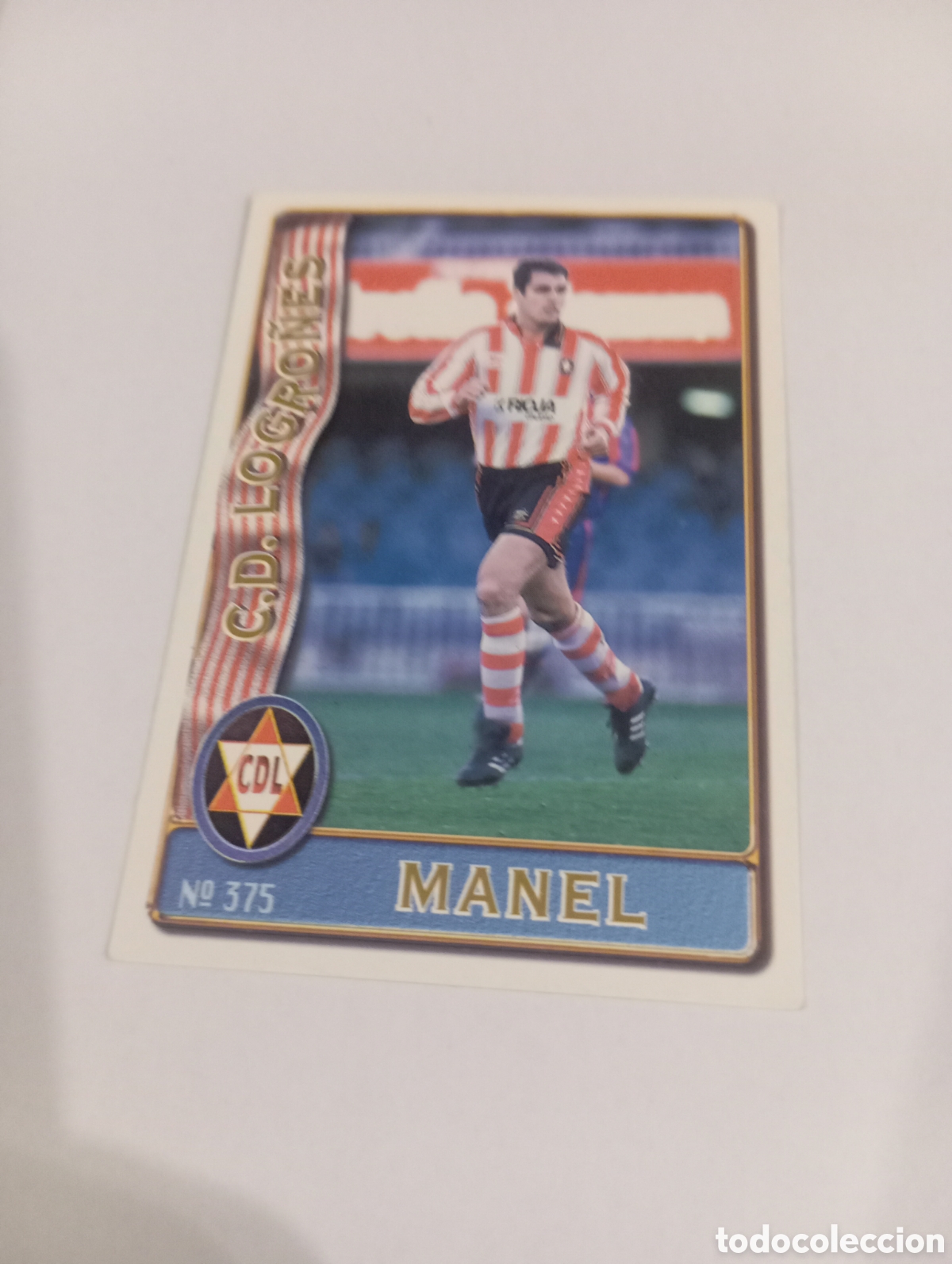 Cromos de f&uacute;tbol: 375 MANEL Logro&ntilde;es 96 97 MUNDICROMO FICHAS LIGA 1996 1997
