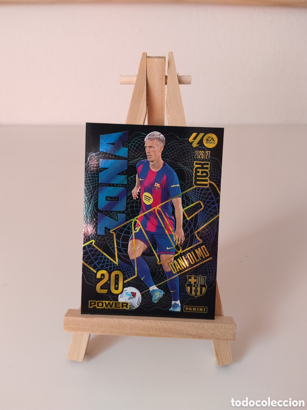 Cromos de f&uacute;tbol: Dani Olmo zona Vip Power megacrcak 26/27