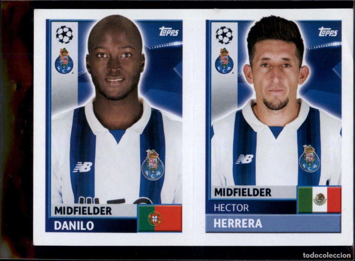 Cromos de f&uacute;tbol: Danilo / Herrera N&ordm; QFJ 9 FC Porto Champions League Sticker 2016 2017 Topps 16 17