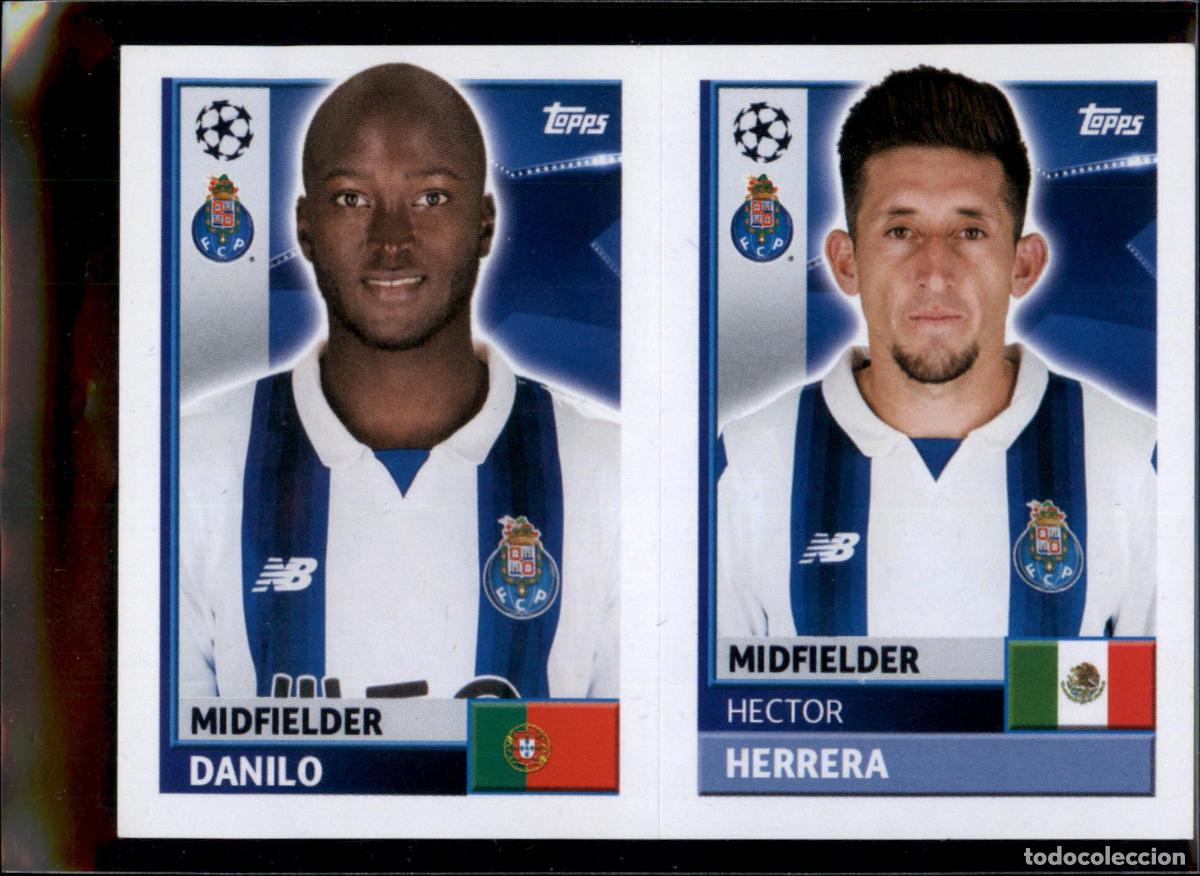 Cromos de f&uacute;tbol: Danilo / Herrera N&ordm; QFJ 9 FC Porto Champions League Sticker 2016 2017 Topps 16 17
