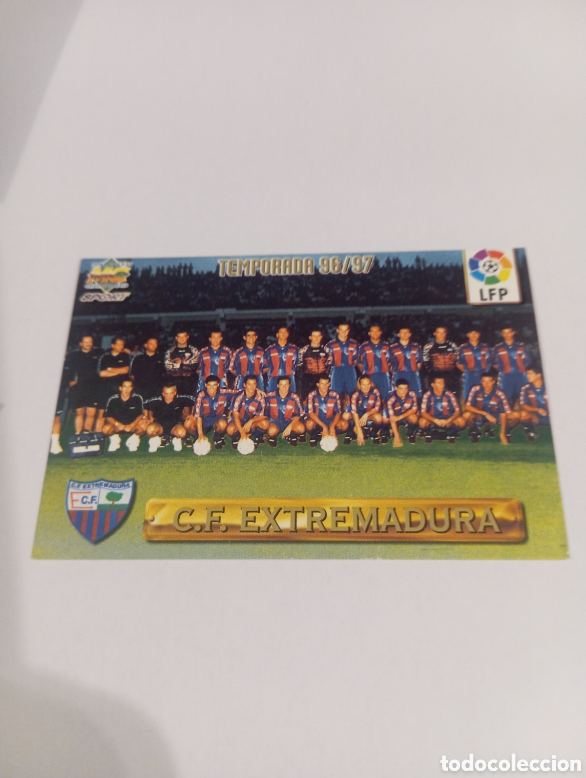 Cromos de f&uacute;tbol: PLANTILLA Extremadura 96 97 MUNDICROMO FICHAS LIGA 1996 1997