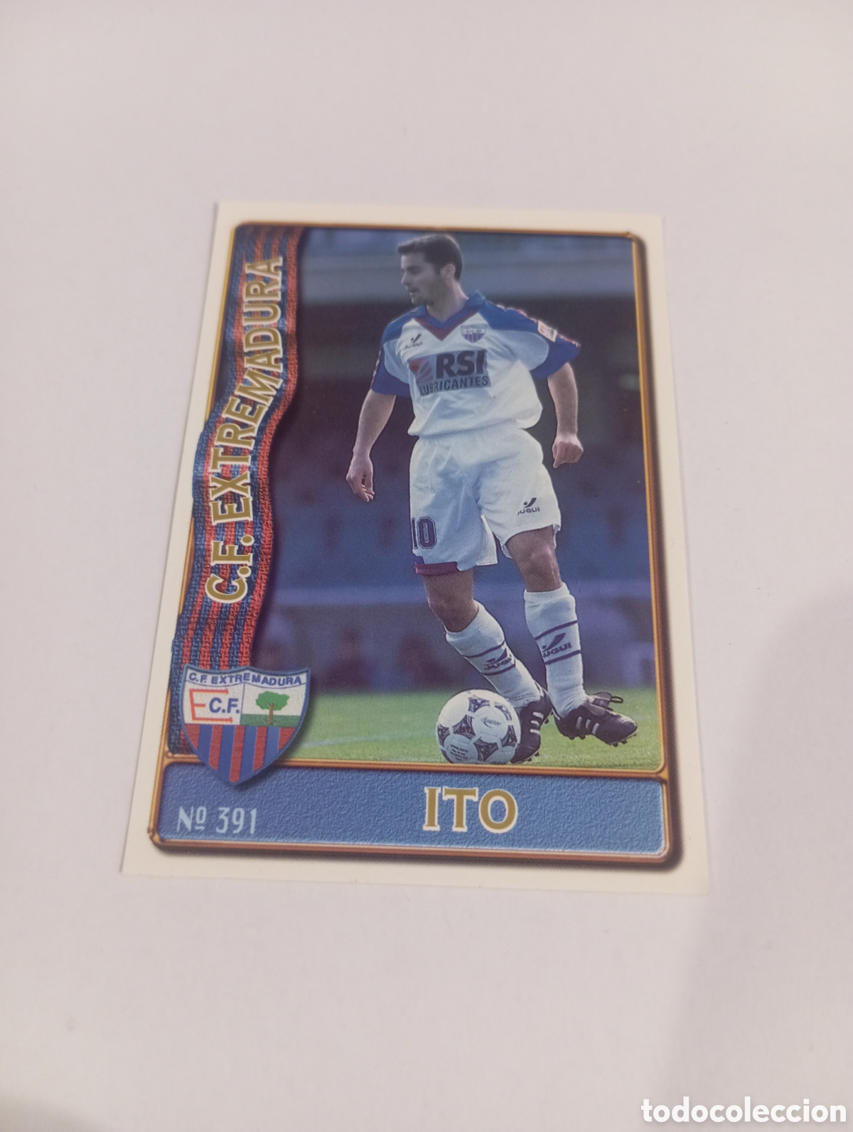 Cromos de f&uacute;tbol: 391 ITO Extremadura 96 97 MUNDICROMO FICHAS LIGA 1996 1997