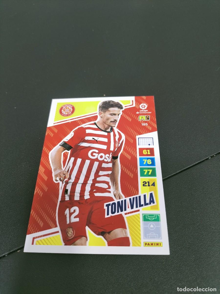 Cromos de f&uacute;tbol: 1 CROMO FICHA PANINI ADRENALYN 2022-2023 22-23 GIRONA F.C 195 TONI VILLA
