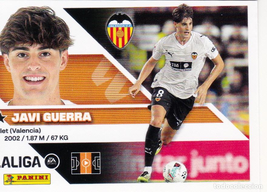 Cromos de f&uacute;tbol: ESTE 2026-27 * JAVI GUERRA * N&ordm; 13 - DEL VALENCIA (NUEVO DE SOBRE) (A-20)