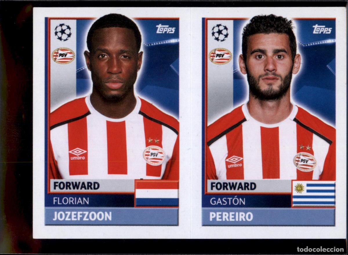 Cromos de f&uacute;tbol: Jozefzoon / Pereiro N&ordm; PSV 16 PSV Champions League Sticker 2016 2017 Topps 16 17