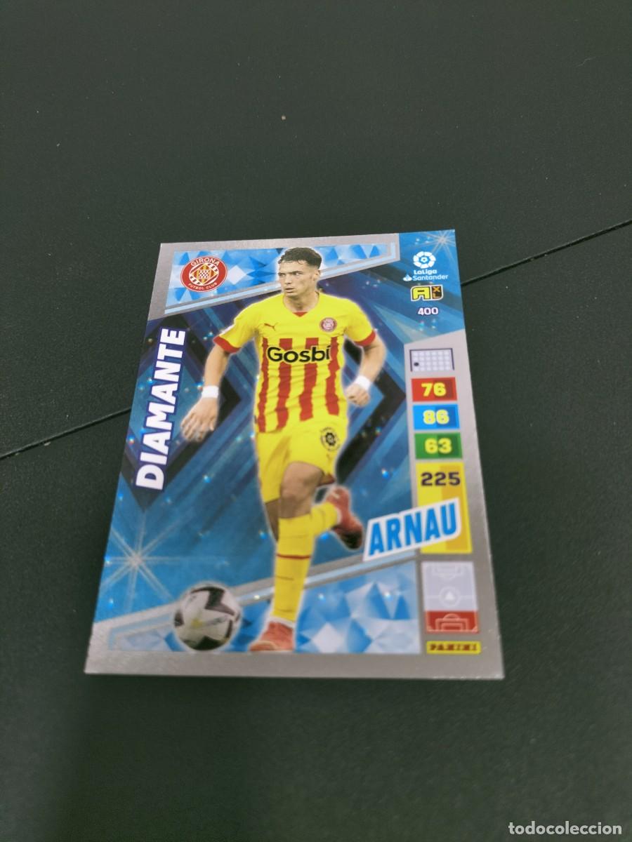 Cromos de f&uacute;tbol: 1 CROMO FICHA PANINI ADRENALYN 2022-2023 22-23 GIRONA F.C 400 ARNAU ( DIAMANTE