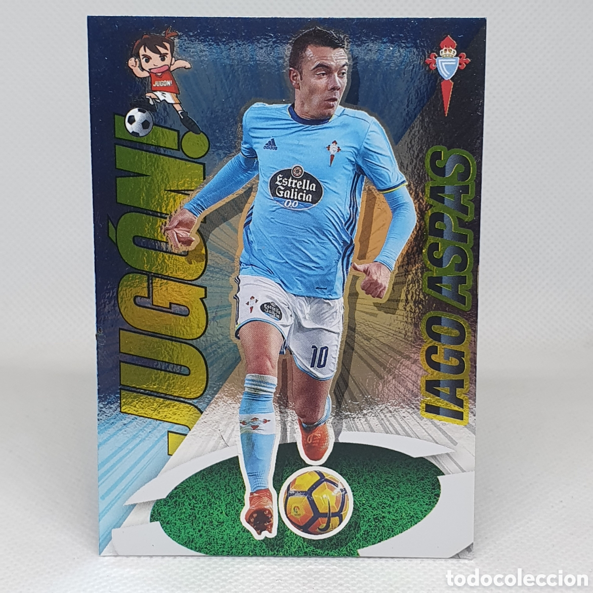 Cromos de f&uacute;tbol: ⚽️ CROMO DE FUTBOL IAGO ASPAS JUGON 2016-17 FICHAS ESTAMPAS LIGA NO PANINI ALBUM - ESTAMPAS - CARTAS
