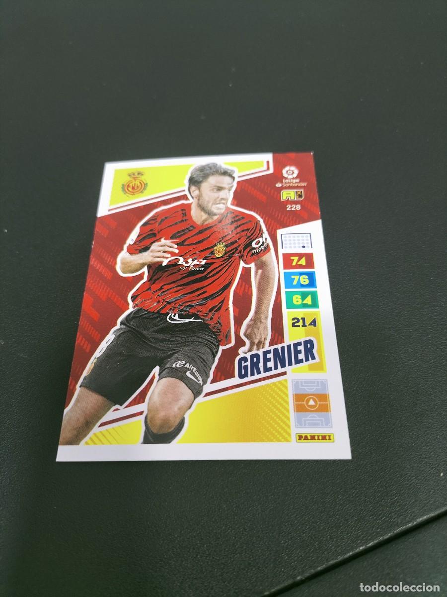 Cromos de f&uacute;tbol: 1 CROMO FICHA PANINI ADRENALYN 2022-2023 22-23 R.C.D MALLORCA 228 GRENIER