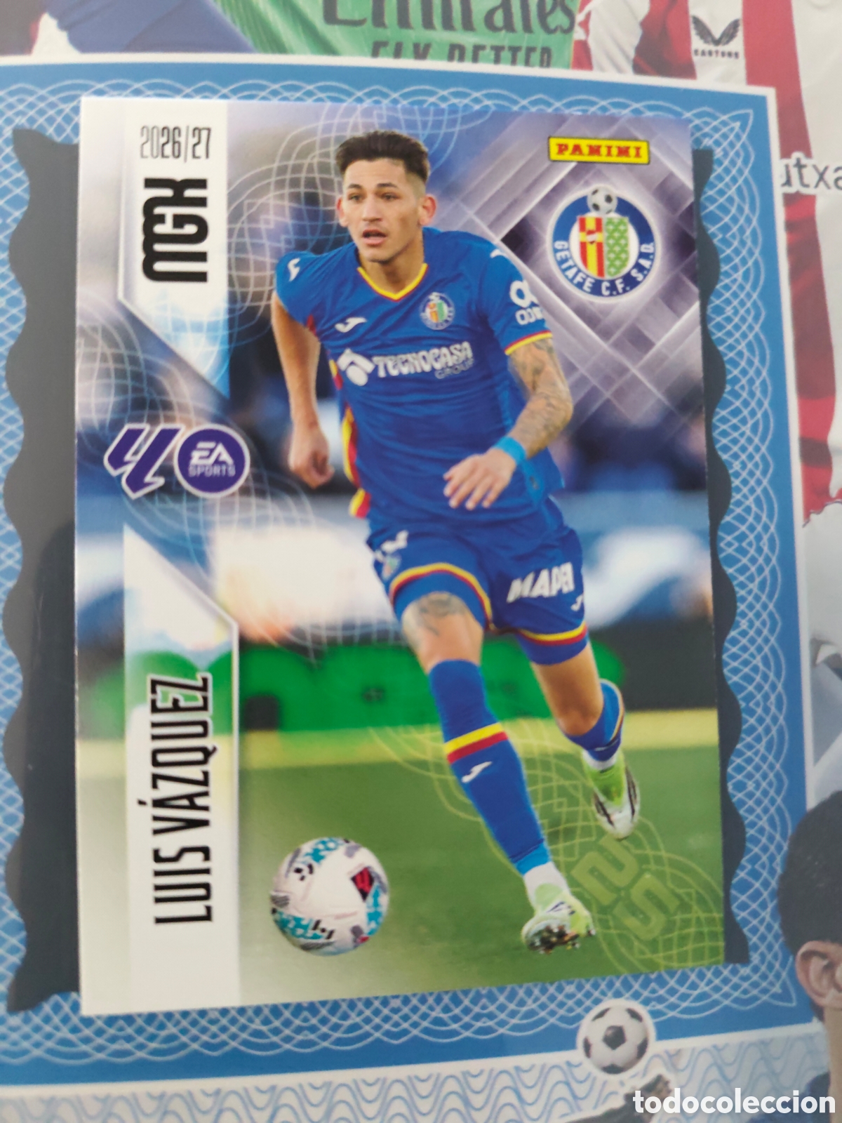 Cromos de f&uacute;tbol: MEGACRACKS 2026 2027 26 27 - PANINI - N&ordm; 196 LUIS V&Aacute;ZQUEZ GETAFE
