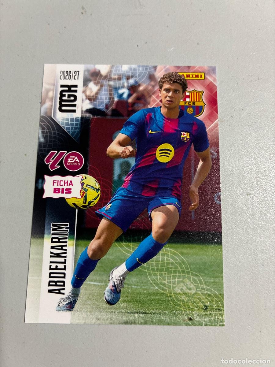 Cromos de f&uacute;tbol: 90 BIS ABDELKARIM BARCELONA MEGACRACKS 2026 2027