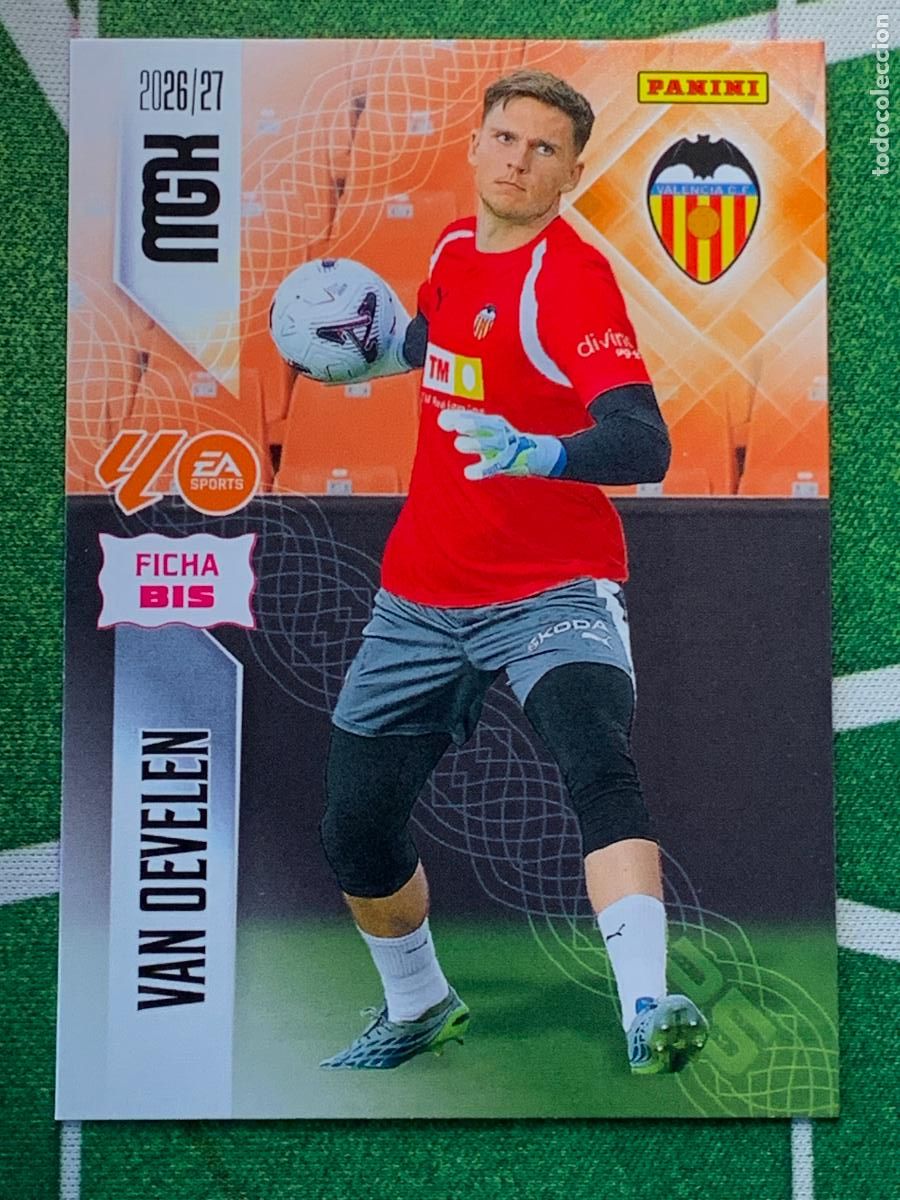 Cromos de f&uacute;tbol: 345 Bis - Van Oevelen Valencia CF 3&ordf; Tercera Edici&oacute;n MEGACRACKS 2026 2027 26 27