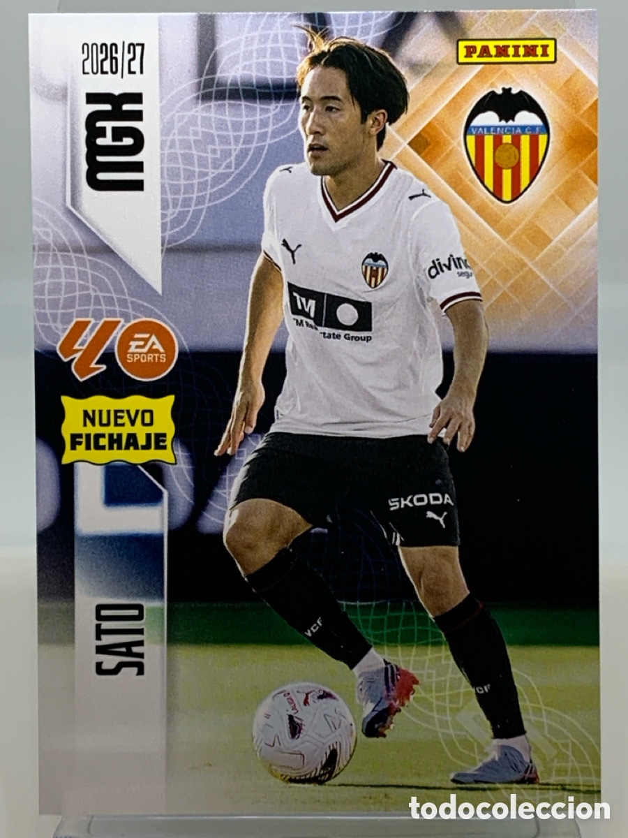 Cromos de f&uacute;tbol: 453-. Sato - Valencia CF 2 &ordf; SEGUNDA EDICI&Oacute;N - MEGACRACKS 2026 2027 - 26 27 MGK