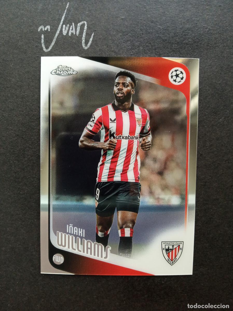 Cromos de f&uacute;tbol: N&ordm; 20 I&Ntilde;AKI WILLIAMS ATHLETIC CLUB BILBAO GHANA ⚽ TOPPS &reg; CHROME UEFA UCC 2025 2026 25 26 NUEVO