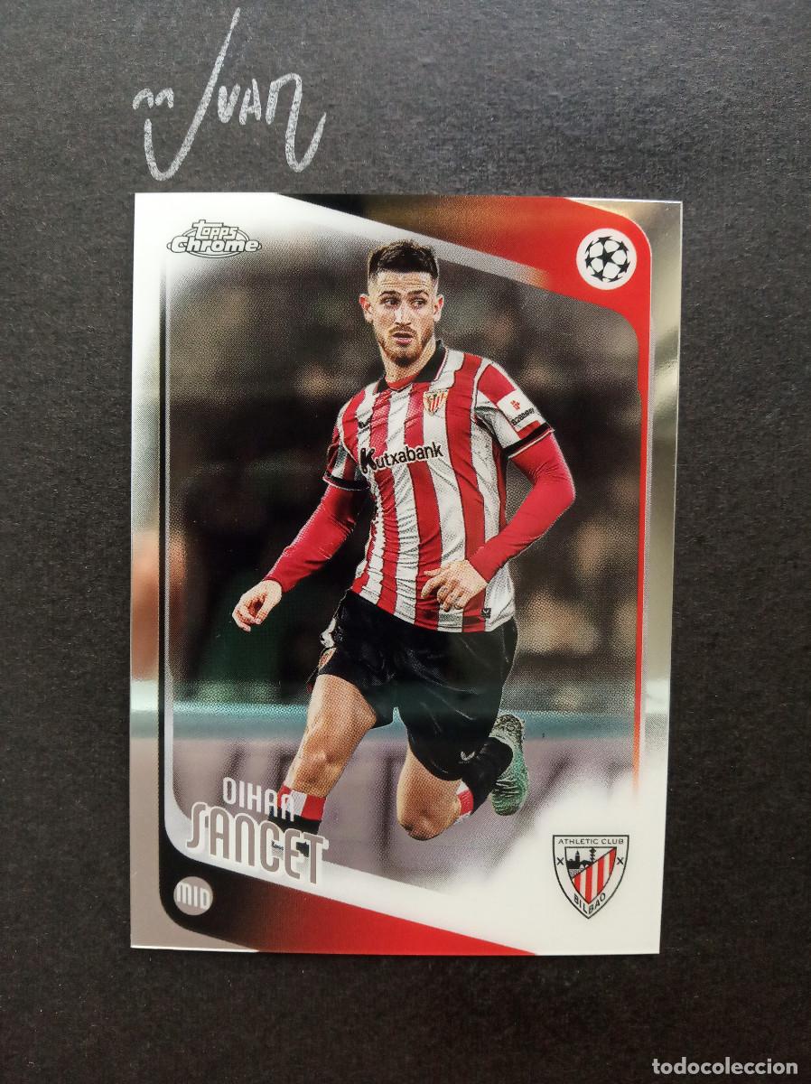 Cromos de f&uacute;tbol: N&ordm; 195 OIHAN SANCET ATHLETIC CLUB BILBAO ⚽ TOPPS &reg; CHROME UCC UEFA 2025 2026 25 26 NUEVO