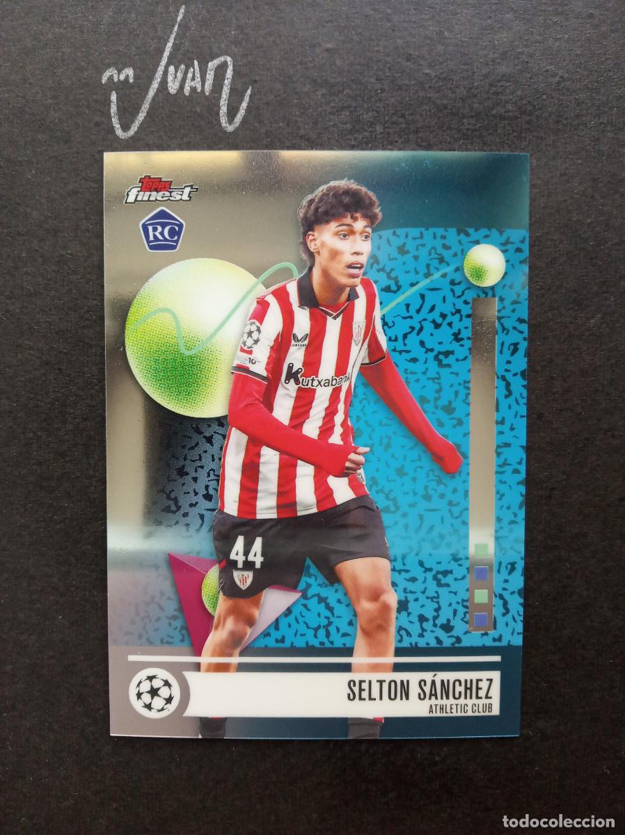 Cromos de f&uacute;tbol: N&ordm; 38 ROOKIE SELTON SANCHEZ ATHLETIC CLUB BILBAO ⚽ TOPPS &reg; FINEST UCC UEFA 2025 2026 25 26 NUEVO