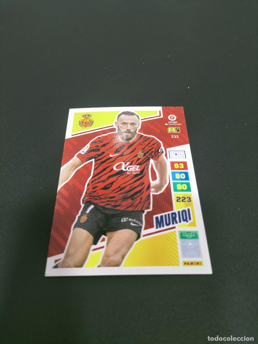 Cromos de f&uacute;tbol: 1 CROMO FICHA PANINI ADRENALYN 2022-2023 22-23 R.C.D MALLORCA 233 MURIQI