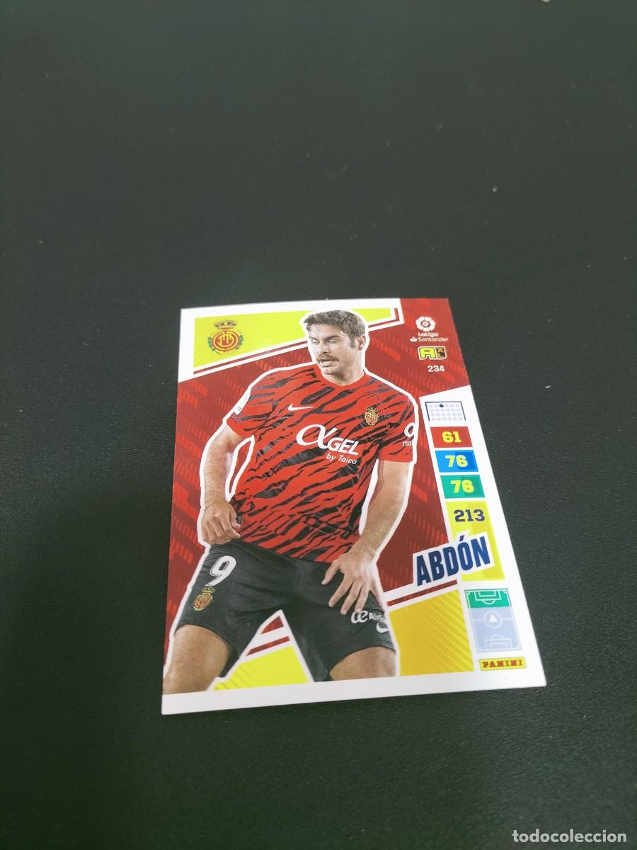 Cromos de f&uacute;tbol: 1 CROMO FICHA PANINI ADRENALYN 2022-2023 22-23 R.C.D MALLORCA 234 ABDON