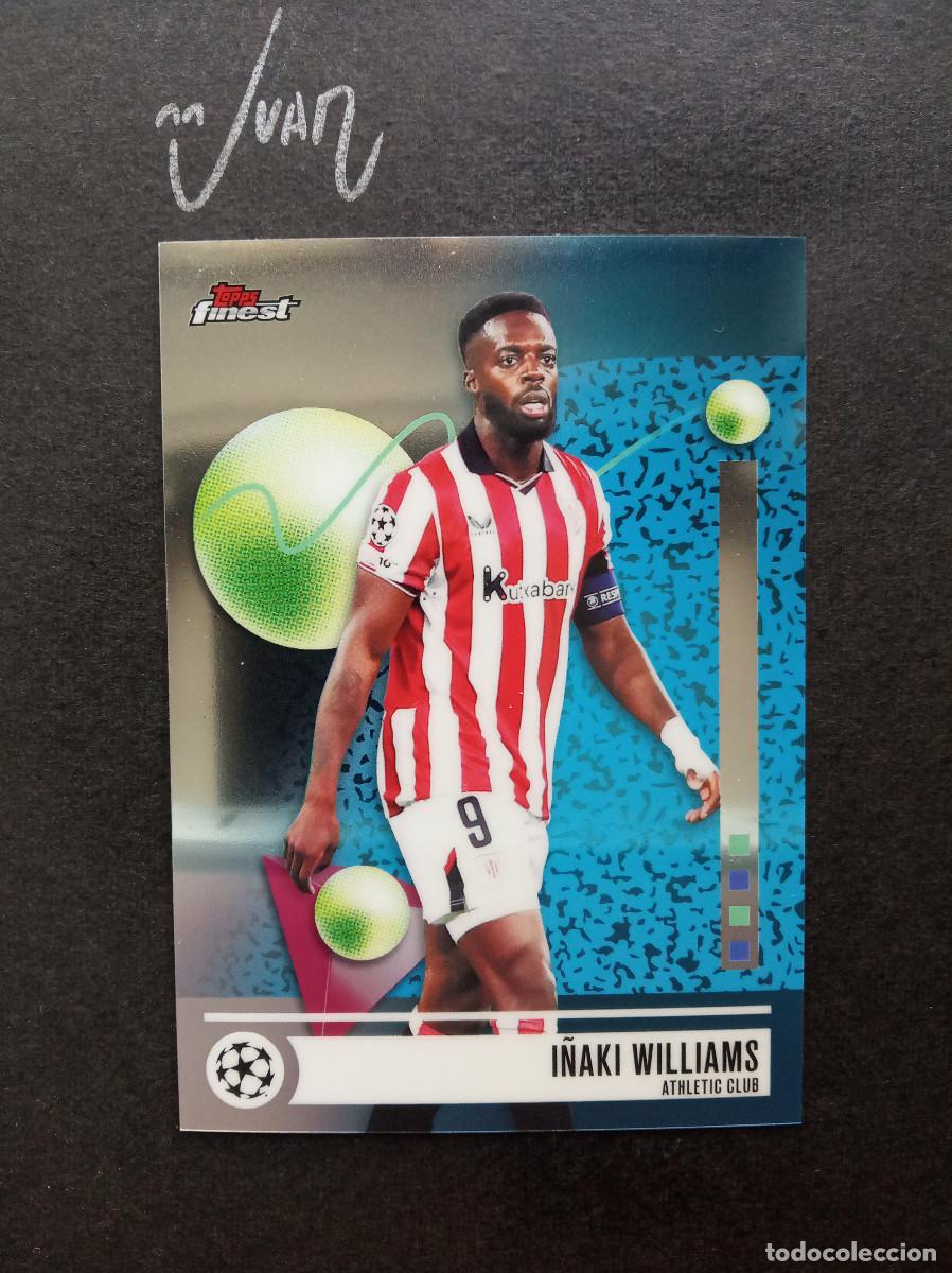 Cromos de f&uacute;tbol: N&ordm; 45 BASE I&Ntilde;AKI WILLIAMS ATHLETIC CLUB BILBAO GHANA ⚽ TOPPS &reg; FINEST UCC UEFA 2025 2026 25 26 NUEVO