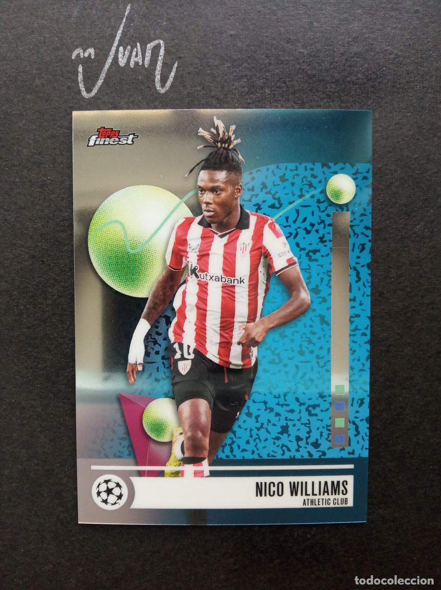 Cromos de f&uacute;tbol: N&ordm; 10 BASE NICO WILLIAMS ATHLETIC CLUB BILBAO ESPA&Ntilde;A ⚽ TOPPS &reg; FINEST UCC UEFA 2025 2026 25 26 NUEVO
