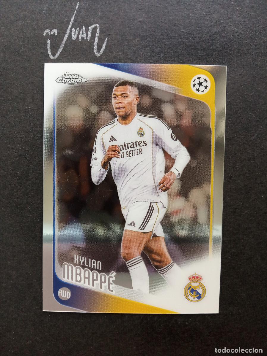 Cromos de f&uacute;tbol: N&ordm; 112 MBAPPE REAL MADRID FRANCIA ⚽ TOPPS &reg; CHROME UCC UEFA CLUB COMPETITIONS 2025 2026 25 26 NUEVO