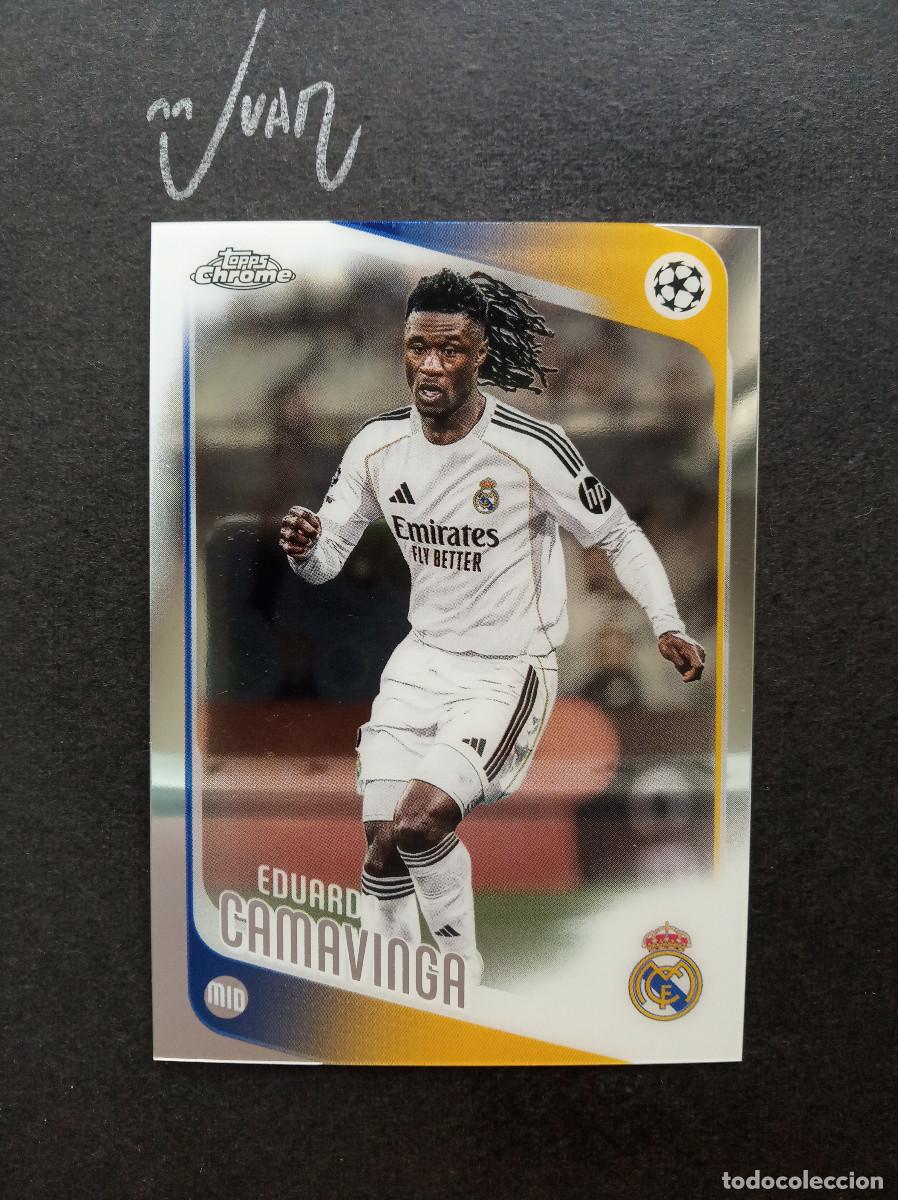Cromos de f&uacute;tbol: N&ordm; 31 CAMAVINGA REAL MADRID FRANCIA⚽ TOPPS &reg; CHROME UCC UEFA CLUB COMPETITIONS 2025 2026 25 26 NUEVO
