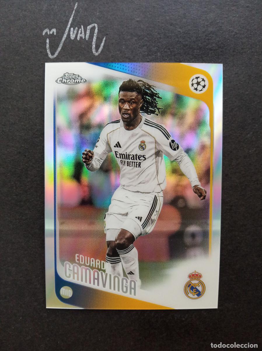 Cromos de f&uacute;tbol: 31 REFRACTOR CAMAVINGA REAL MADRID ⚽ TOPPS &reg; CHROME UCC UEFA CLUB COMPETITIONS 2025 2026 25 26 NUEVO