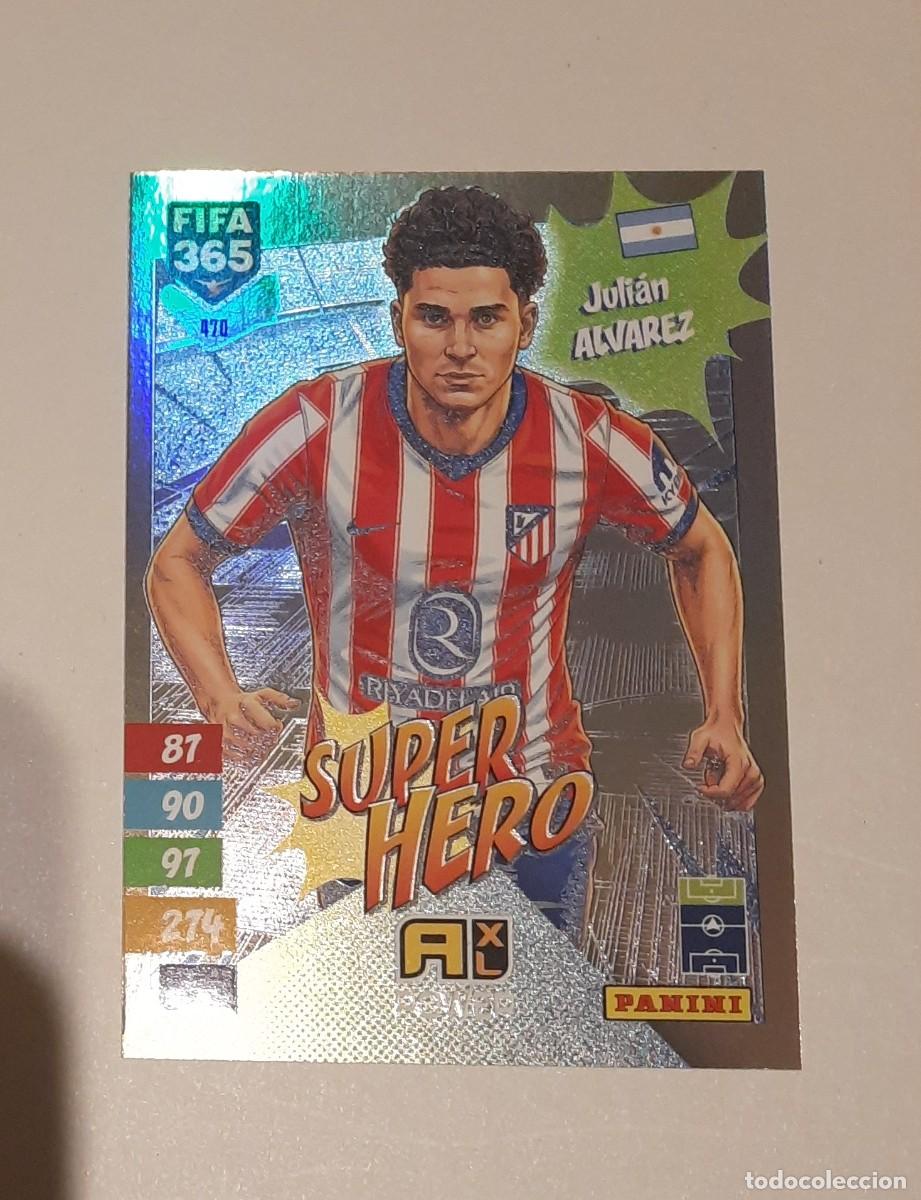 Cromos de f&uacute;tbol: Juli&aacute;n Alvarez Super Hero Atl&eacute;tico de Madrid Fifa 365 2027