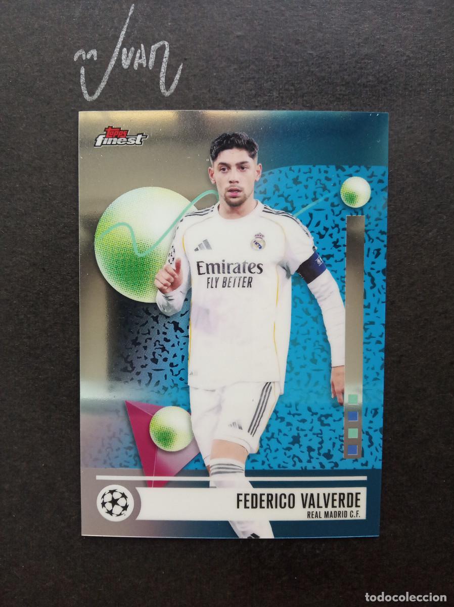 Cromos de f&uacute;tbol: N&ordm; 183 BASE COMMON VALVERDE REAL MADRID URUGUAY ⚽ TOPPS &reg; FINEST UCC UEFA 2025 2026 25 26 NUEVO