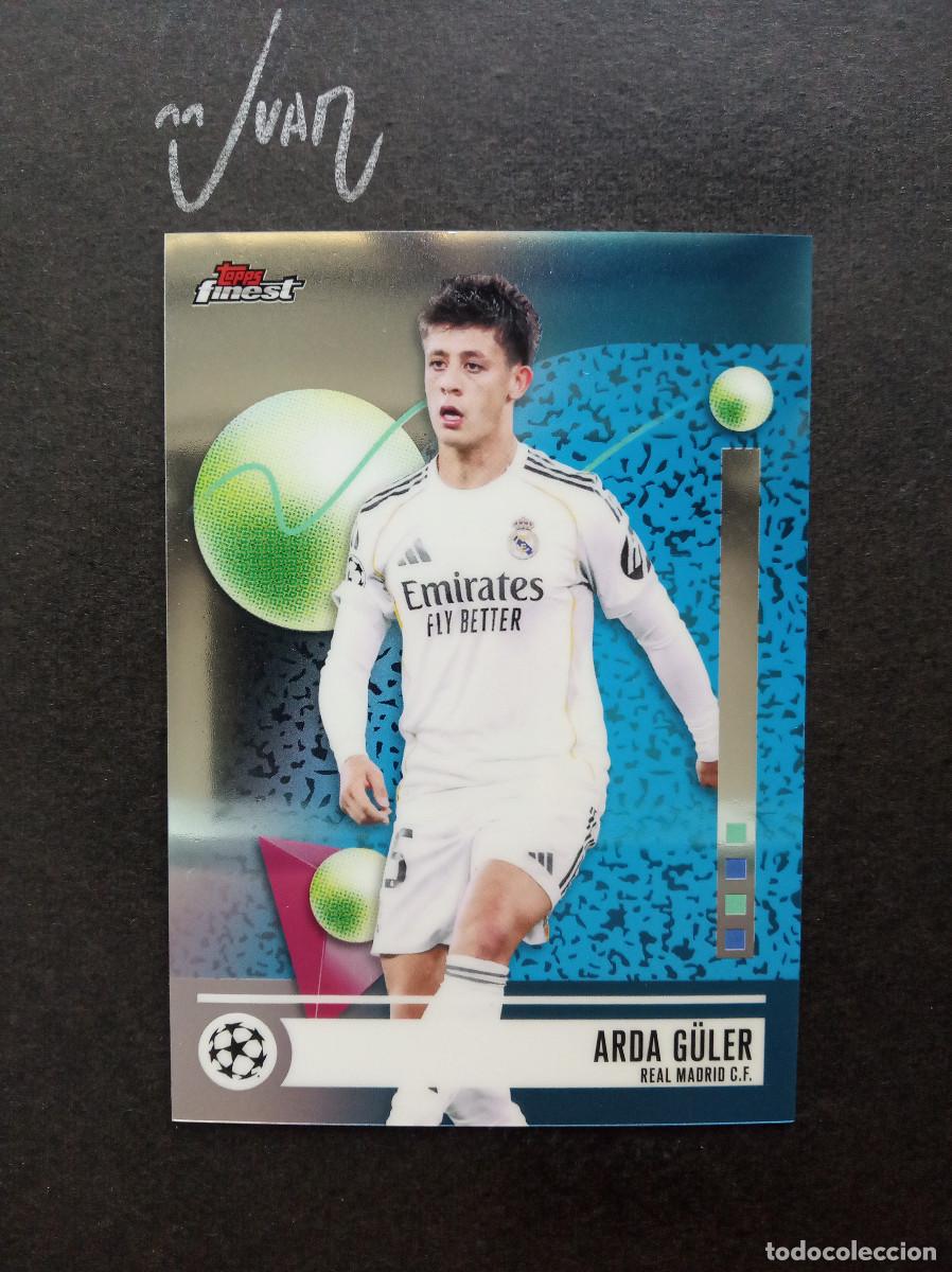 Cromos de f&uacute;tbol: N&ordm; 129 BASE COMMON ARDA G&Uuml;LER REAL MADRID TURQUIA ⚽ TOPPS &reg; FINEST UCC UEFA 2025 2026 25 26 NUEVO