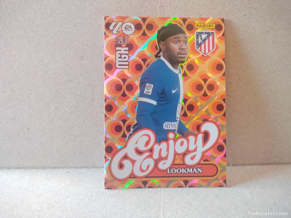 Cromos de f&uacute;tbol: CROMO FUTBOL MGK 26-27 LOOKMAN ENJOY N&Uacute;MERO 385 PANINI
