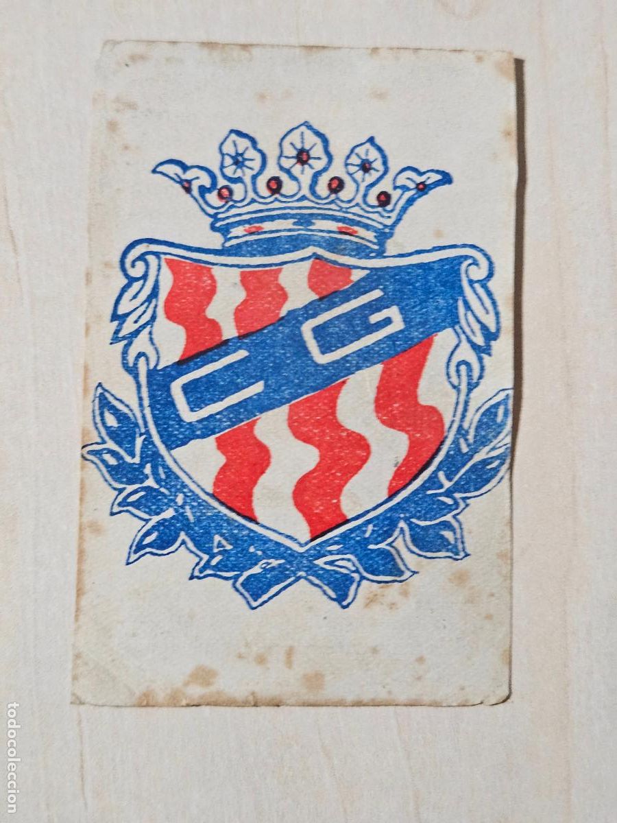 Cromos de f&uacute;tbol: ESCUDO - GIMNASTIC DE TARRAGONA - EDICIONES DEPORTIVAS ALG - 1948/49 48/49 - SIN PEGAR