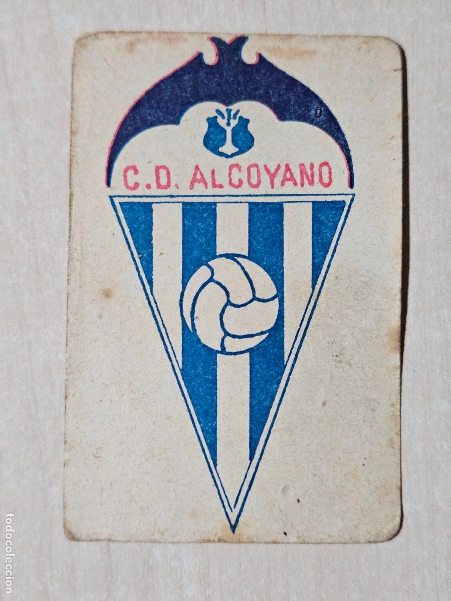 Cromos de f&uacute;tbol: ESCUDO - ALCOYANO - EDICIONES DEPORTIVAS ALG - 1948/49 48/49 - SIN PEGAR