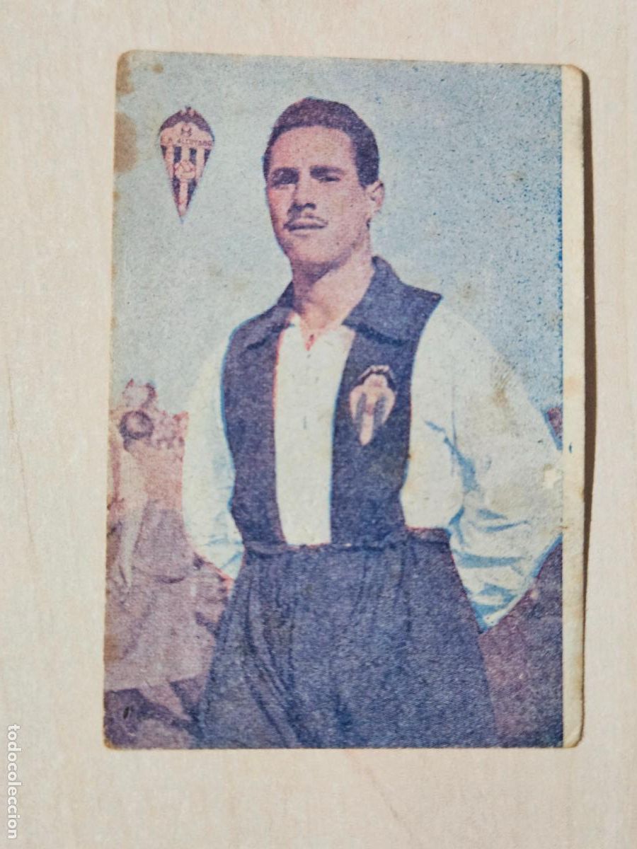 Cromos de f&uacute;tbol: RAFAEL PASTOR JIMENEZ - ALCOYANO - EDICIONES DEPORTIVAS ALG - 1948/49 48/49 - SIN PEGAR