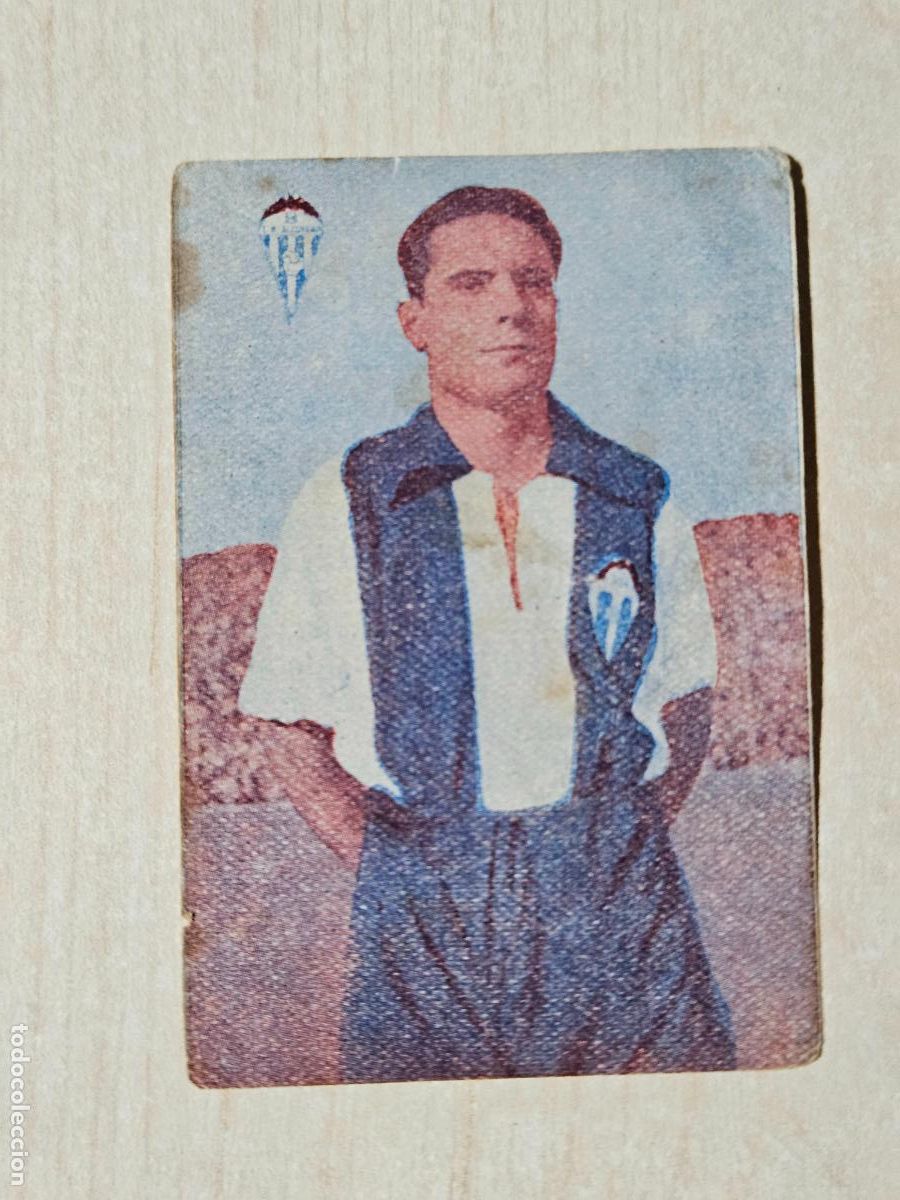 Cromos de f&uacute;tbol: JUAN BOLINCHES GIL - ALCOYANO - EDICIONES DEPORTIVAS ALG - 1948/49 48/49 - SIN PEGAR