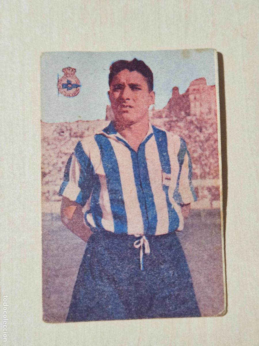 Cromos de f&uacute;tbol: ANTONIO GARCIA VAQUEZ - DEPORTIVO LA CORU&Ntilde;A - EDICIONES DEPORTIVAS ALG - 1948/49 48/4 - SIN PEGAR