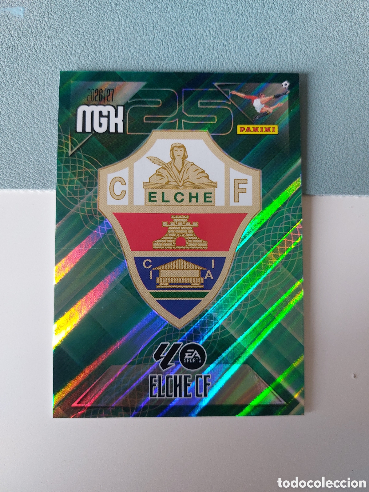 Cromos de f&uacute;tbol: 145 ESCUDO ELCHE MEGACRACKS 2026 2027 26 27