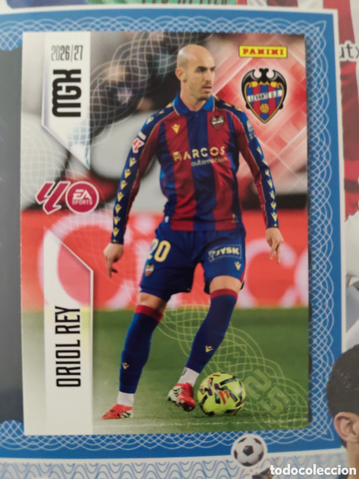 Cromos de f&uacute;tbol: MEGACRACKS 2026 2027 26 27 - PANINI - N&ordm; 207 ORIOL REY LEVANTE