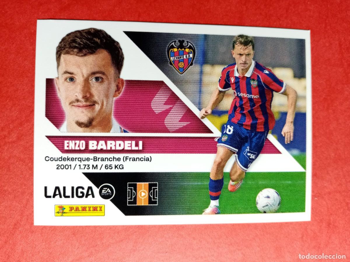 Cromos de f&uacute;tbol: N&ordm; 7 ENZO BARDELI, LEVANTE UD, ULTIMOS FICHAJES, LIGA ESTE 2026 2027 26 27 PANINI