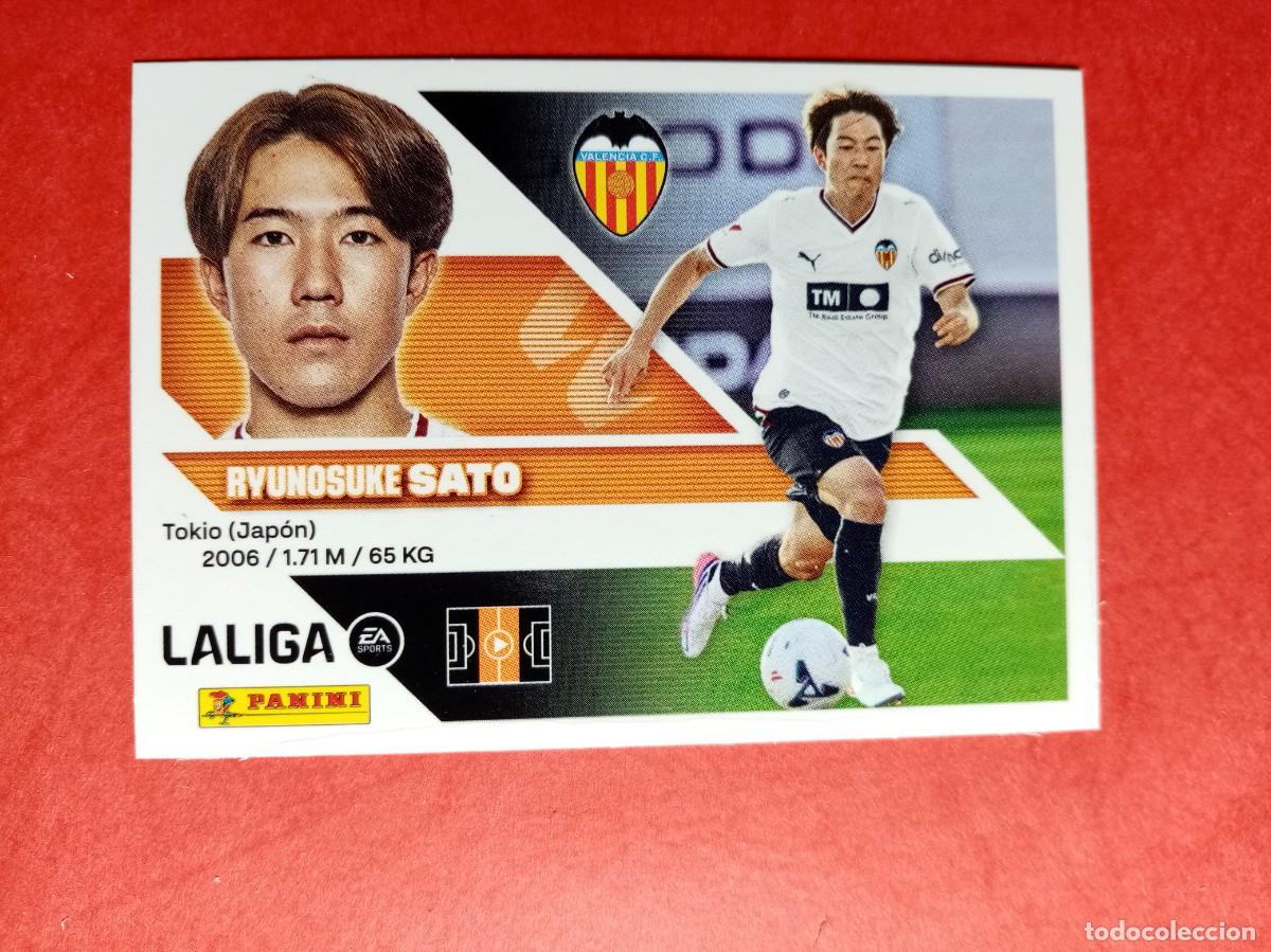 Cromos de f&uacute;tbol: N&ordm; 14 RYUNOSUKE SATO, VALENCIA CF, ULTIMOS FICHAJES, LIGA ESTE 2026 2027 26 27 PANINI