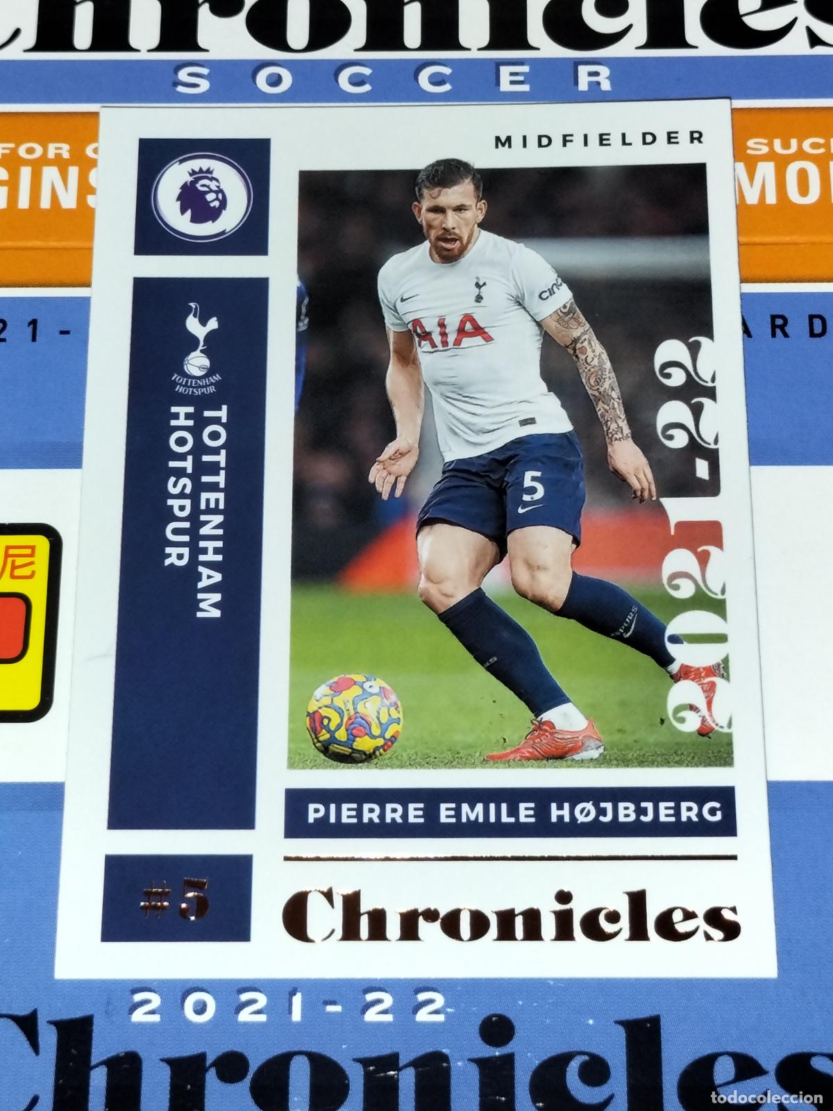 Cromos de f&uacute;tbol: N&ordm; 20 EMILE HOJBJERG TOTTENHAM HOTSPUR CARD CHRONICLES PREMIER SOCCER 2021 2022 21 22 PANINI