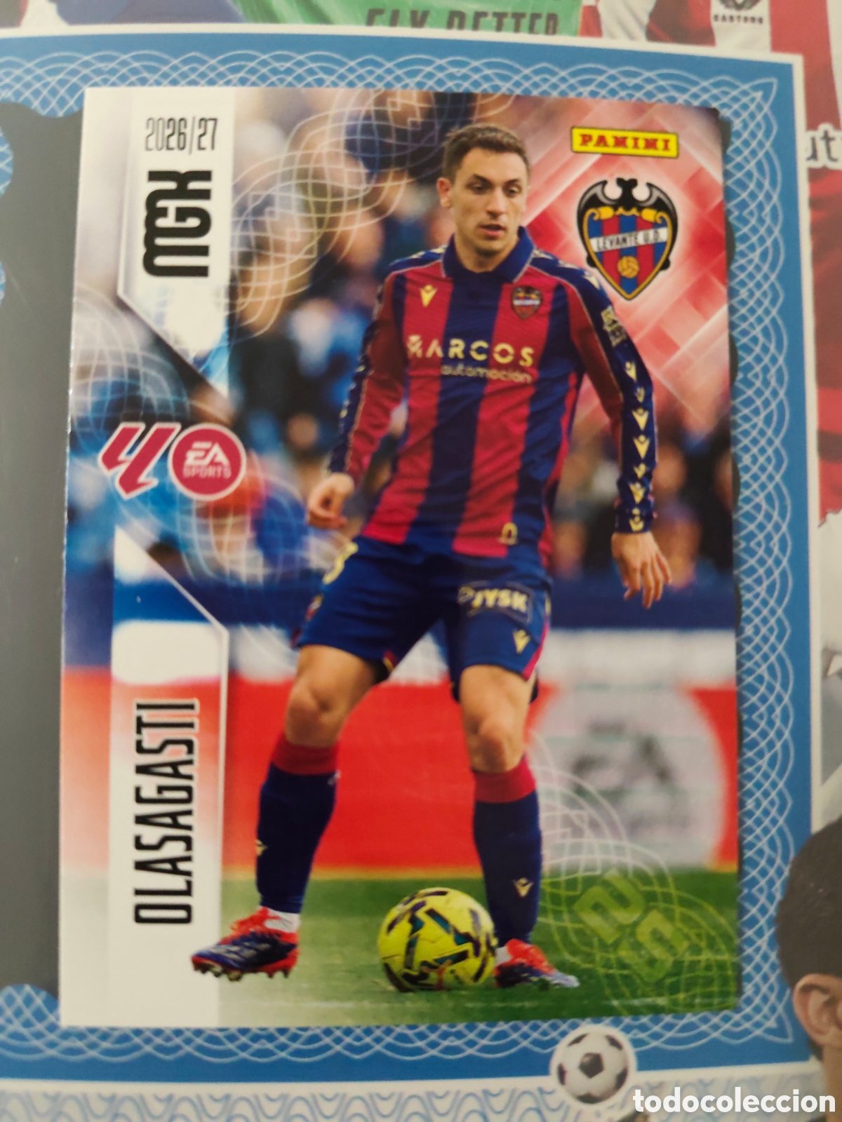 Cromos de f&uacute;tbol: MEGACRACKS 2026 2027 26 27 - PANINI - N&ordm; 210 OLASAGASTI LEVANTE