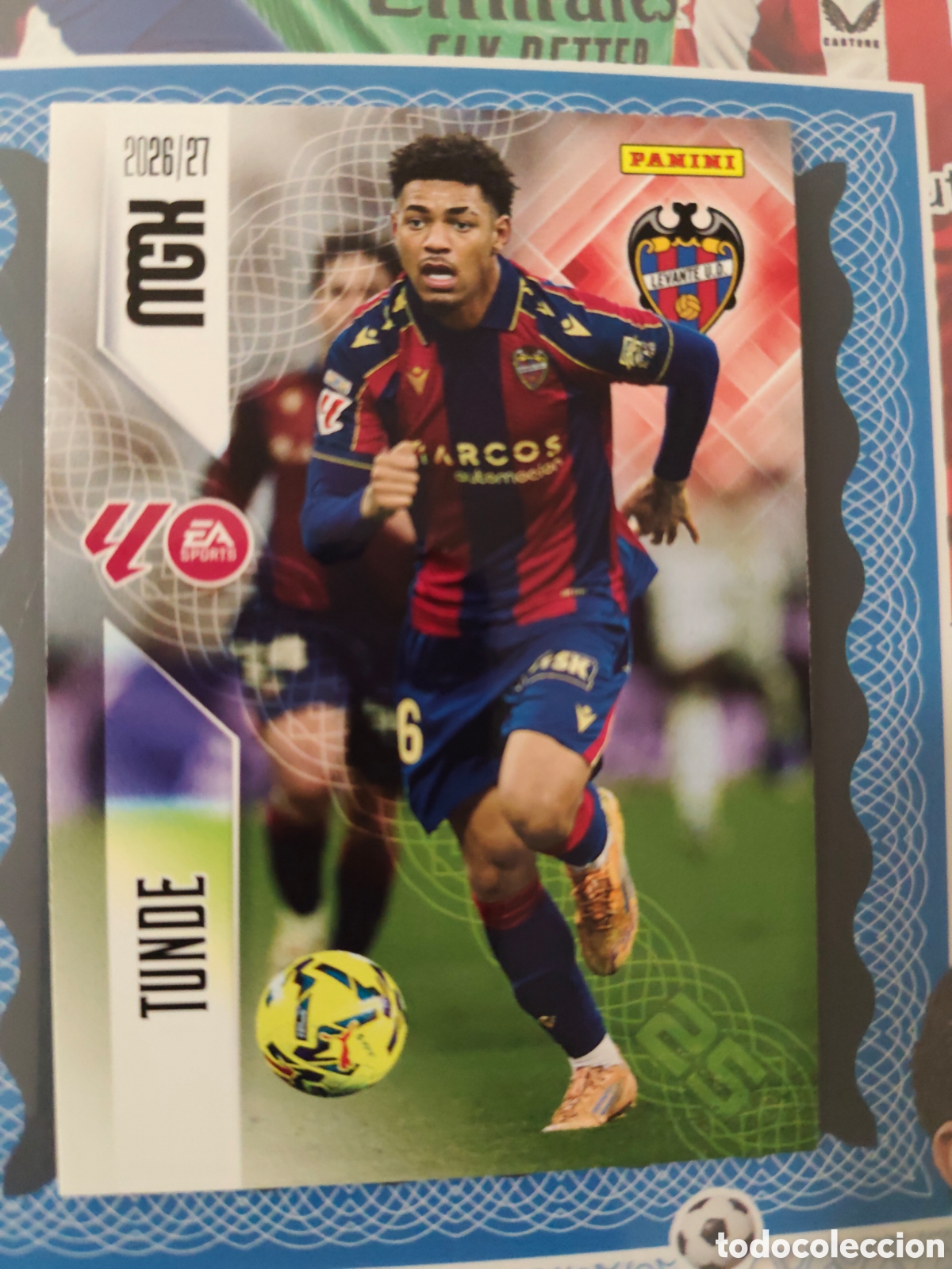 Cromos de f&uacute;tbol: MEGACRACKS 2026 2027 26 27 - PANINI - N&ordm; 212 TUNDE &Aacute;LVAREZ LEVANTE